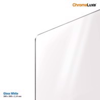 ChromaLuxe Photo Panel - 300 x 300 x 1,14 mm Gloss White Aluminium