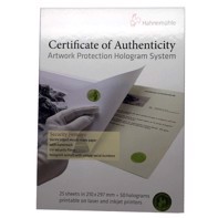 Hahnemühle Certificate of Authenticity (Echtheitszertifikat)