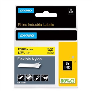 Tape Rhino 12mm x 3,5m flexibles Nylon blau/gelb