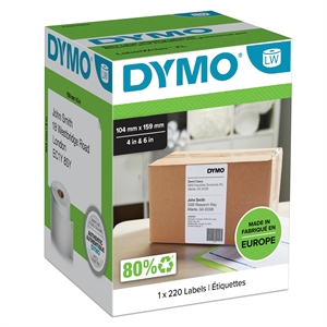 DYMO Etikett 104 x 159mm