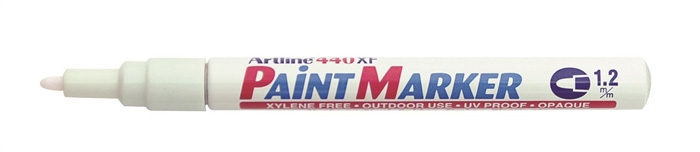 Artline Marker 440XF Farbe Weiß.