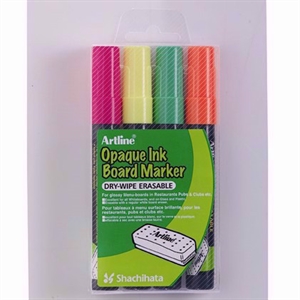 Artline Board Marker Opaque, 2 mm, 4er-Set