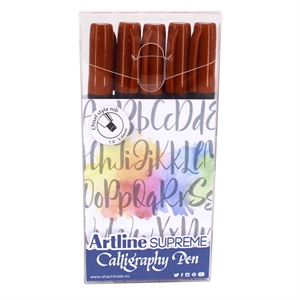 Artline Supreme Kalligraphie-Stift 5 - Set Sepia