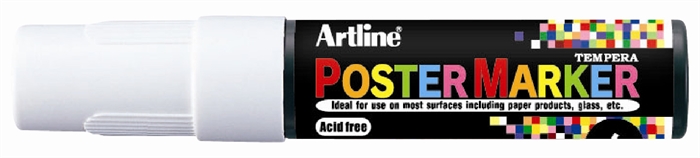 Artline Plakatmarker 6.0 Weiß