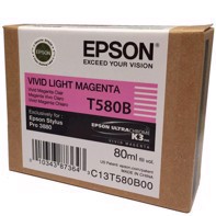 Epson Vivid Light Magenta 80 ml Tintenpatrone T580B - Epson Pro 3880