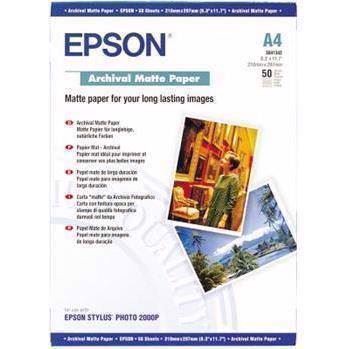 Epson Archival Matte Paper 192 g, A4 - 50 blättern