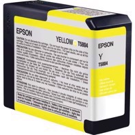 Epson Yellow 80 ml Tintenpatrone T5804 - Epson Pro 3800 und 3880