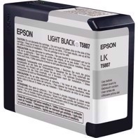 Epson Light Black 80 ml Tintenpatrone T5807 - Epson Pro 3800 und 3880