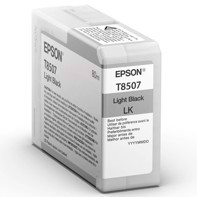 Epson Light Black 80 ml Tintenpatrone T8507 - Epson SureColor P800