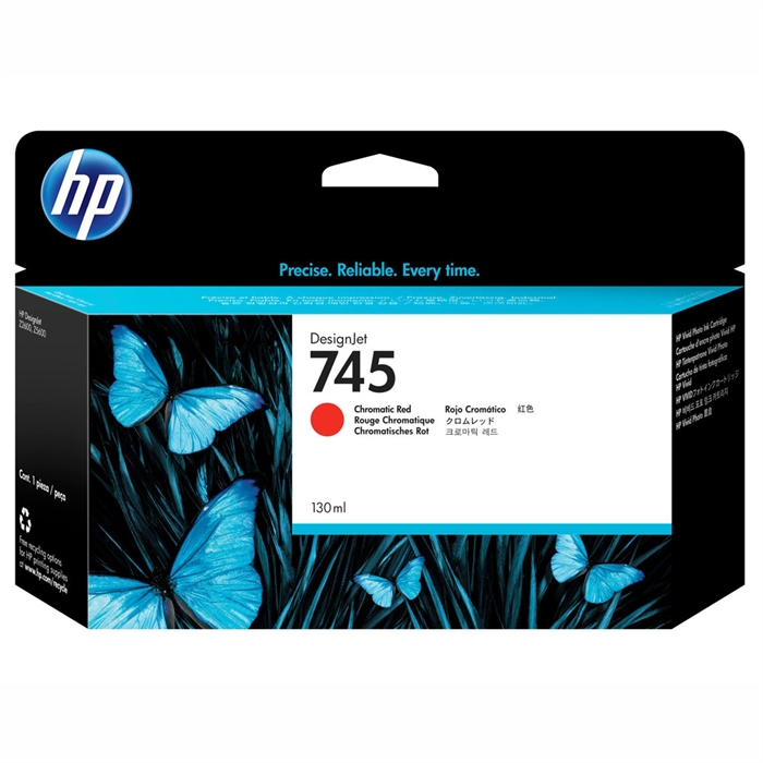 HP 745 cromatic red Tintenpatrone, 130 ml