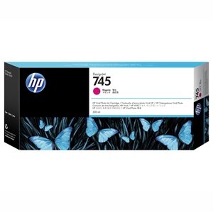 HP 745 magenta Tintenpatrone, 300 ml