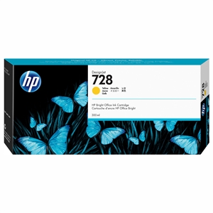 HP 728 300-ml-Patrone Yellow DesignJet