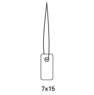 HERMA Anhängeetiketten mit Schnur, 7 x 15 mm, 1000 Stück.