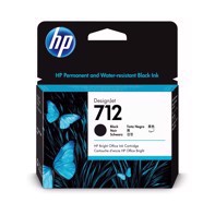 HP 712 80-ml Black DesignJet Ink Tintenpatrone