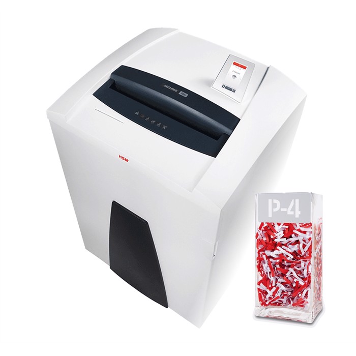 HSM Securio Shredder P44i P4 3,9x40 Konfetti mit CD-Schnitt inklusive.