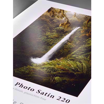 Intro Kit Hahnemühle Sustainable Photo Satin 220 g/m² - A4, 3 types x 3 sheets