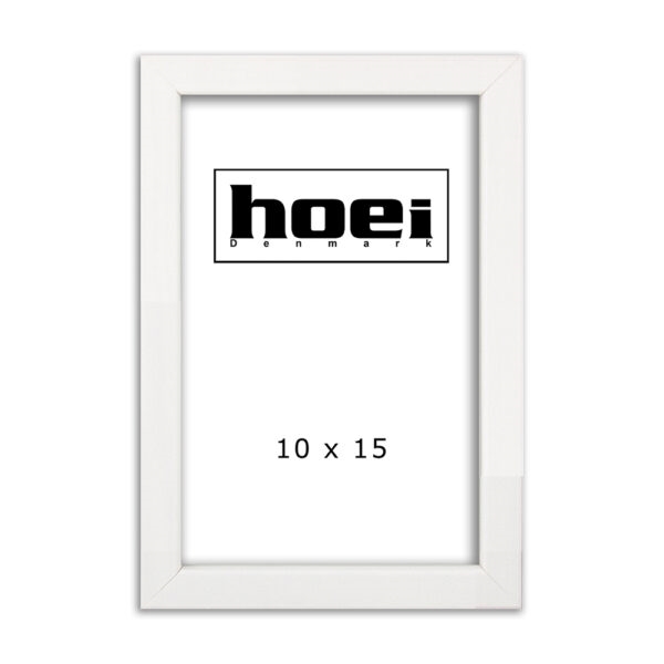 Weißer Holzrahmen für Fotos und Poster 10 x 15 cm