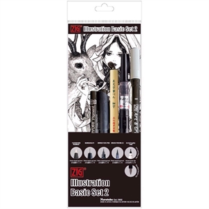 ZIG Illustration Grundstift-Set