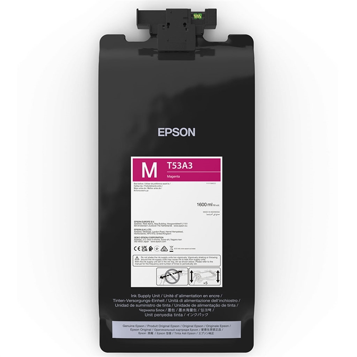 Epson Tintenbeutel Magenta 1600 ml - T53A3