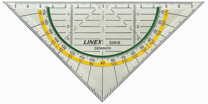 Linex Geometriedreieck Super Series 16cm S2616