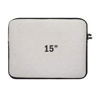 Laptop Sleeve with Lining - 15 inch - Polylinen 365 x 280 x 16  mm