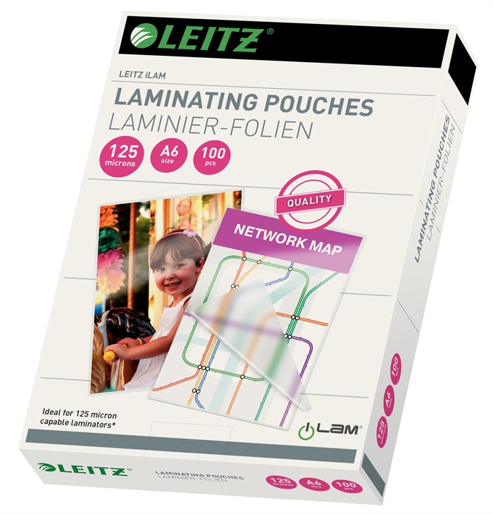 Leitz Laminierhülle Glossy 125my A6 (100)