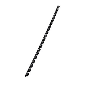 Leitz Plastik Spiralringe 6mm schwarz (100)