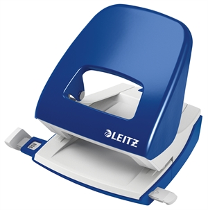 Leitz Locher 5008, 2-Loch, bis zu 30 Blatt, blau