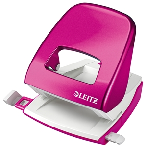Leitz Locher 5008 WOW 2-Loch für 30 Blatt pink