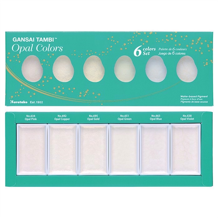 ZIG GANSAI TAMBI Opal Colors 6 Farben Set