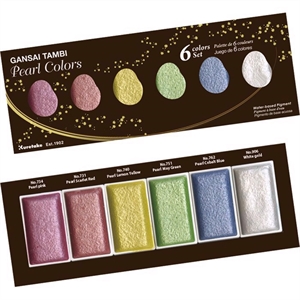 ZIG GANSAI TAMBI PEARL COLORS 6 Farben Set