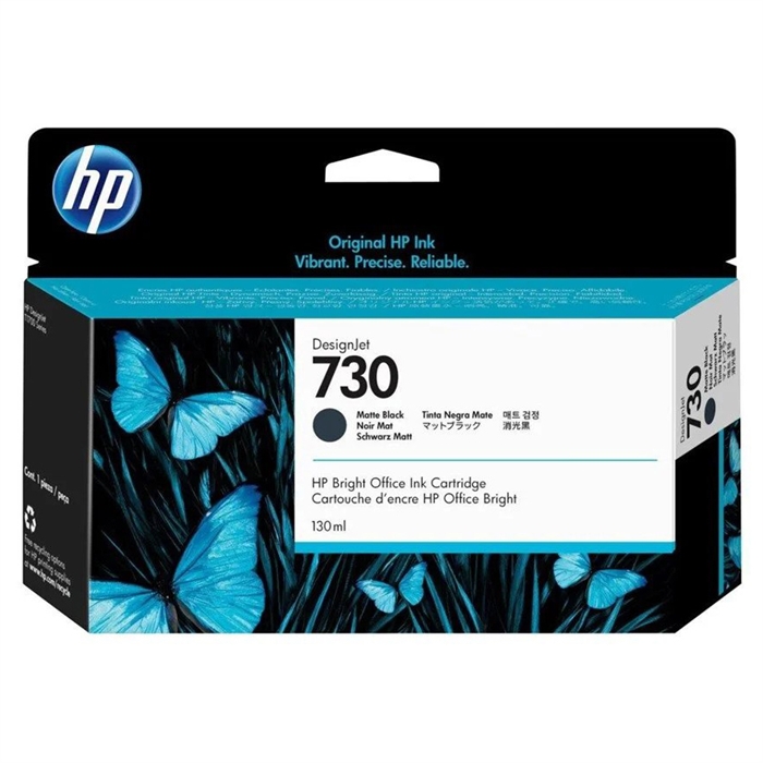 HP 730 130-ml-Patrone Matte Black DesignJet