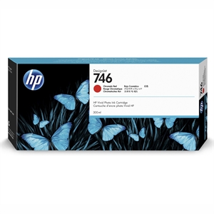 HP 746 300-ml-Patrone Chromatic Red DesignJet