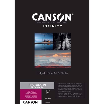 Canson PhotoSatin Premium RC 270g/m² - A3+, 25 Blättern