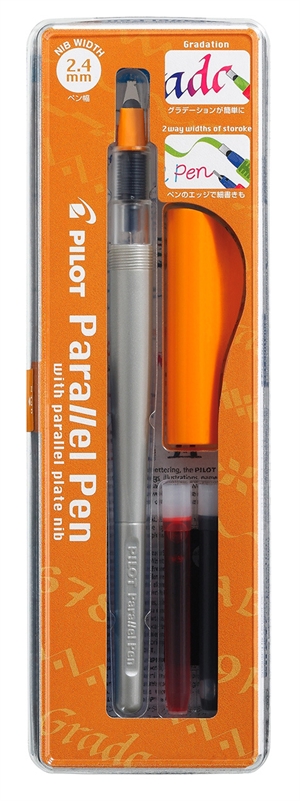 Pilot Kalligrafipen Parallel Pen 2,4mm Set Schwarz
