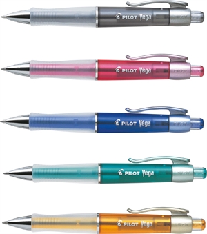 Pilot Kugelschreiber mit Klickmechanismus Vega 1,0 verschiedene Farben.
