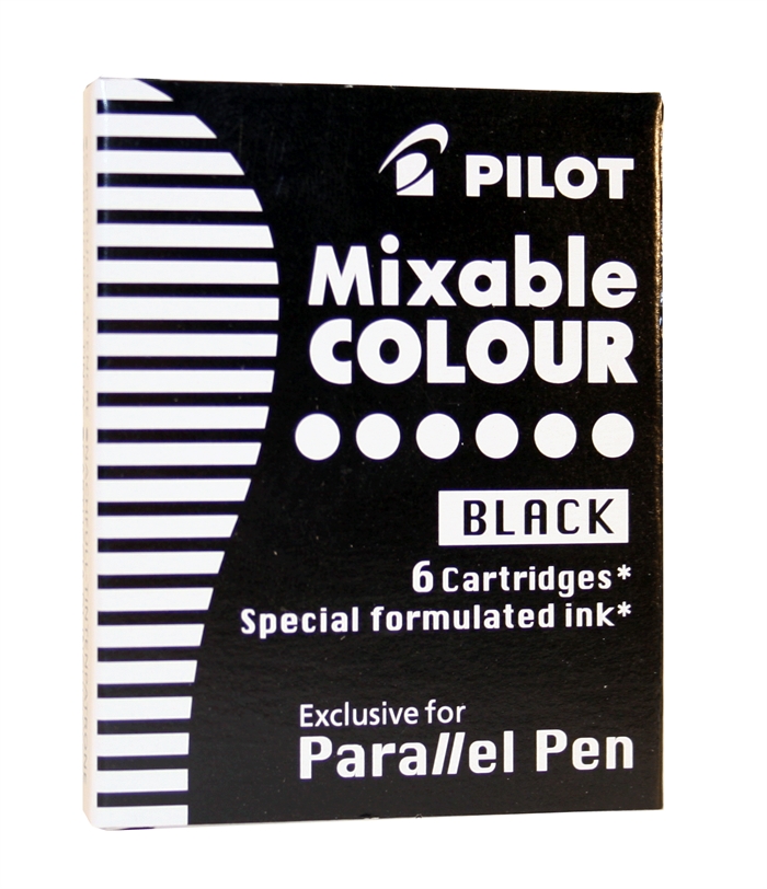 Pilot Patrone für den Parallel Pen Schwarz (6)