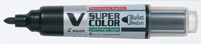 Pilot Marker V-Super Color BG rund 0,9mm Schwarz