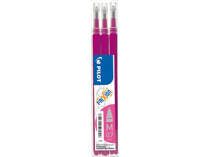 Pilot Frixion Clicker 0,7 Nachfüllung pink (3)