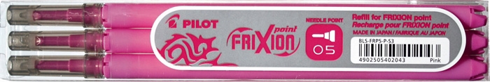 Pilot Frixion Clicker 0,5 Nachfüllung rosa (3)