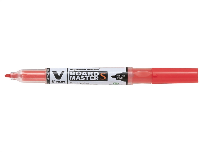 Pilot V Board Master S Ultra Fine Round Tip Red