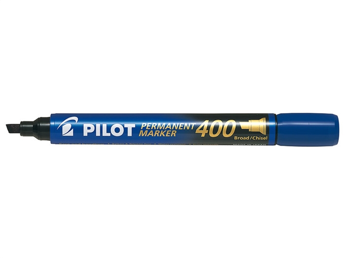 Pilot Marker Permanent 400, schräg, blau