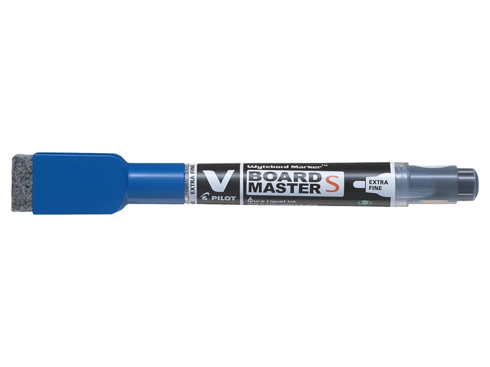Pilot V Board Master Small EF Kugelschreiber blau mit Radierer und Magnet