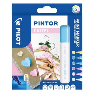 Pilot Marker Pintor Mittel Pastel Mix 1,4 Stk. (6)