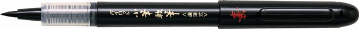 Pilot Kalligrafiepen mit Kappe V-Sign, weiche Spitze, schwarz