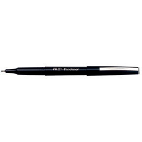 Pilot Filzstift mit Kappe Fineliner 1,2 Schwarz