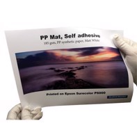 Color Europe PP mat, selbsklebende 185 gramm - 36" x 30 meter