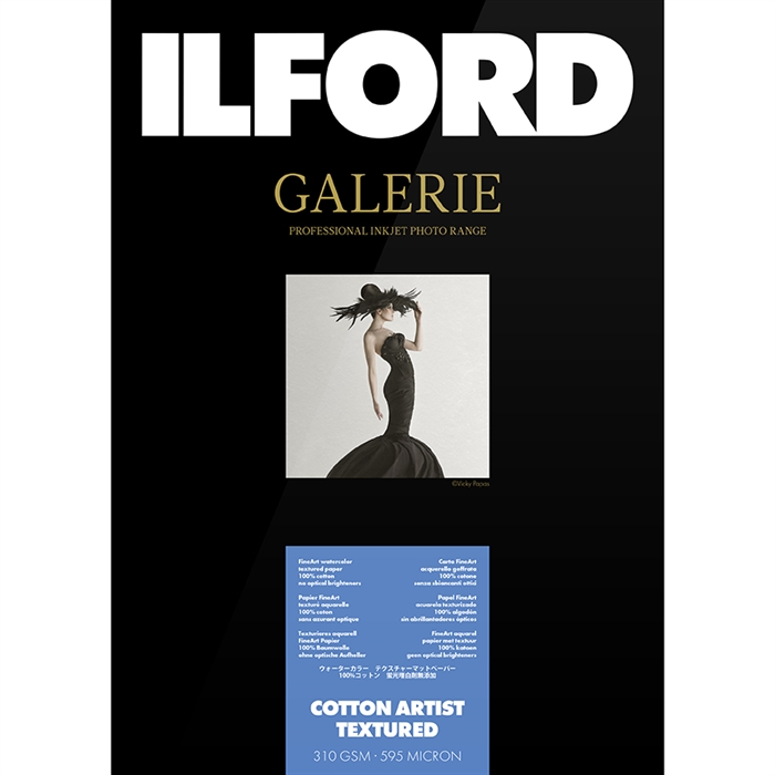 Ilford Cotton Artist Textured for FineArt Album - 330mm x 365mm - 25 blättern