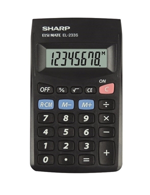 Scharfer Taschenrechner EL-233SBBK