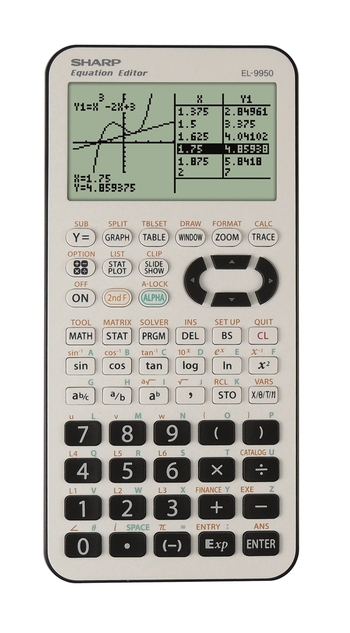 Sharp EL-9950G Grafikrechner (EN/DE)